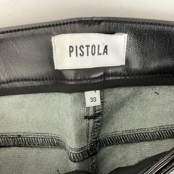 PISTOLA Cassie Faux Leather Straight Pant NWT - Picture 8 of 12